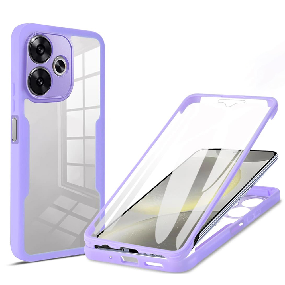 Techsuit - ColorVerse 360 Series + Screen Protector - Xiaomi Poco F6 - Purple KF2335062