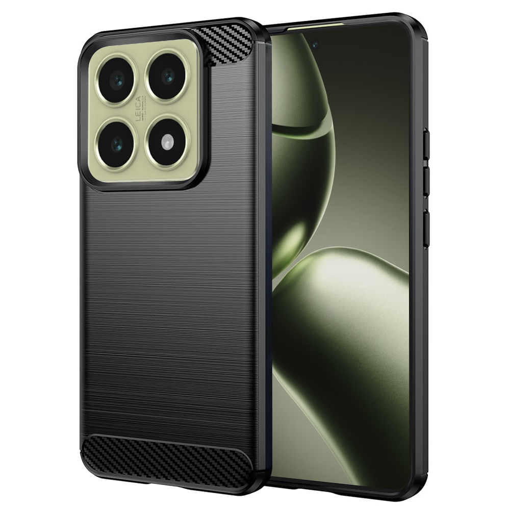 Techsuit - Carbon Silicone - Xiaomi 14T - Black KF2338703