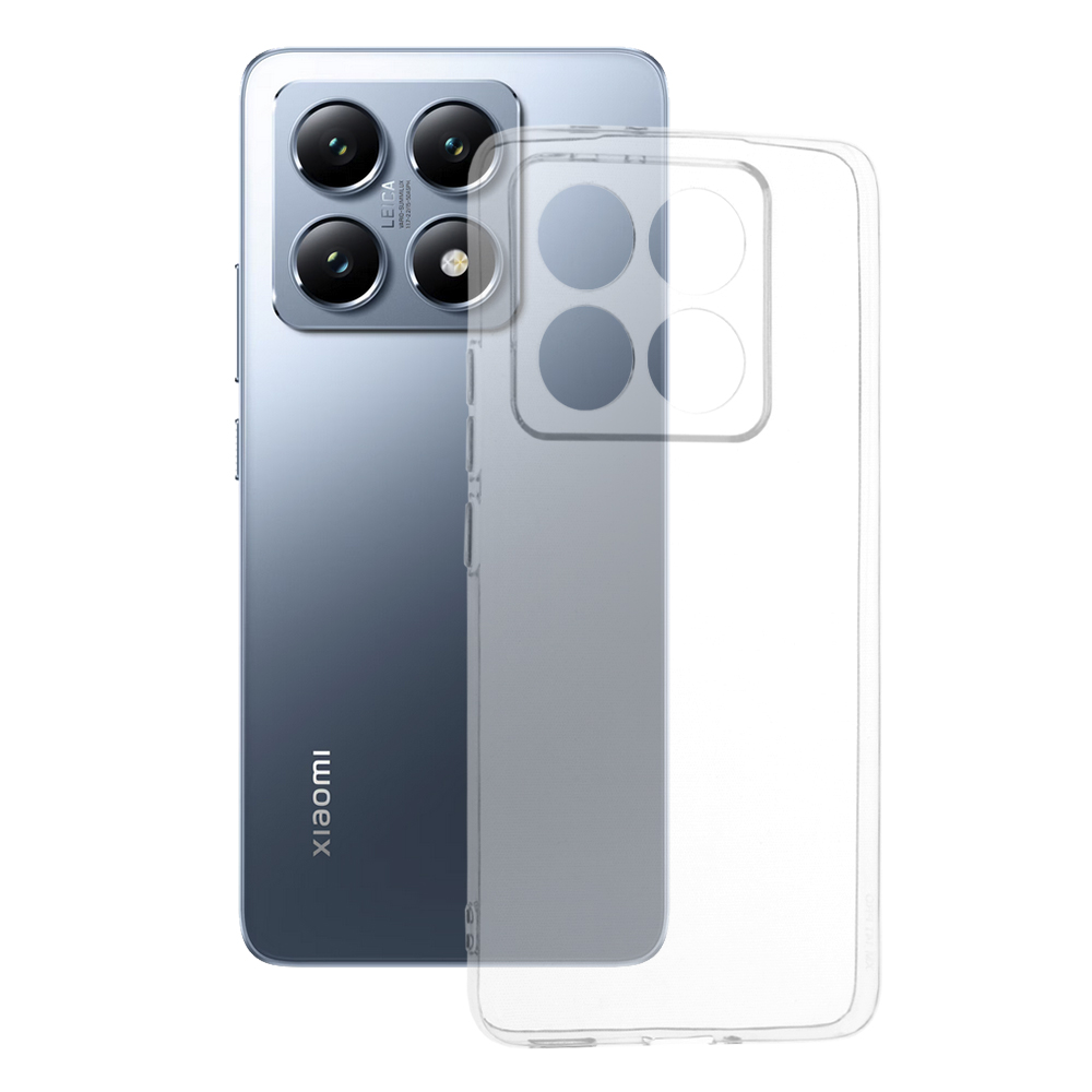Techsuit - Clear Silicone - Xiaomi 14T Pro - Transparent KF2338707