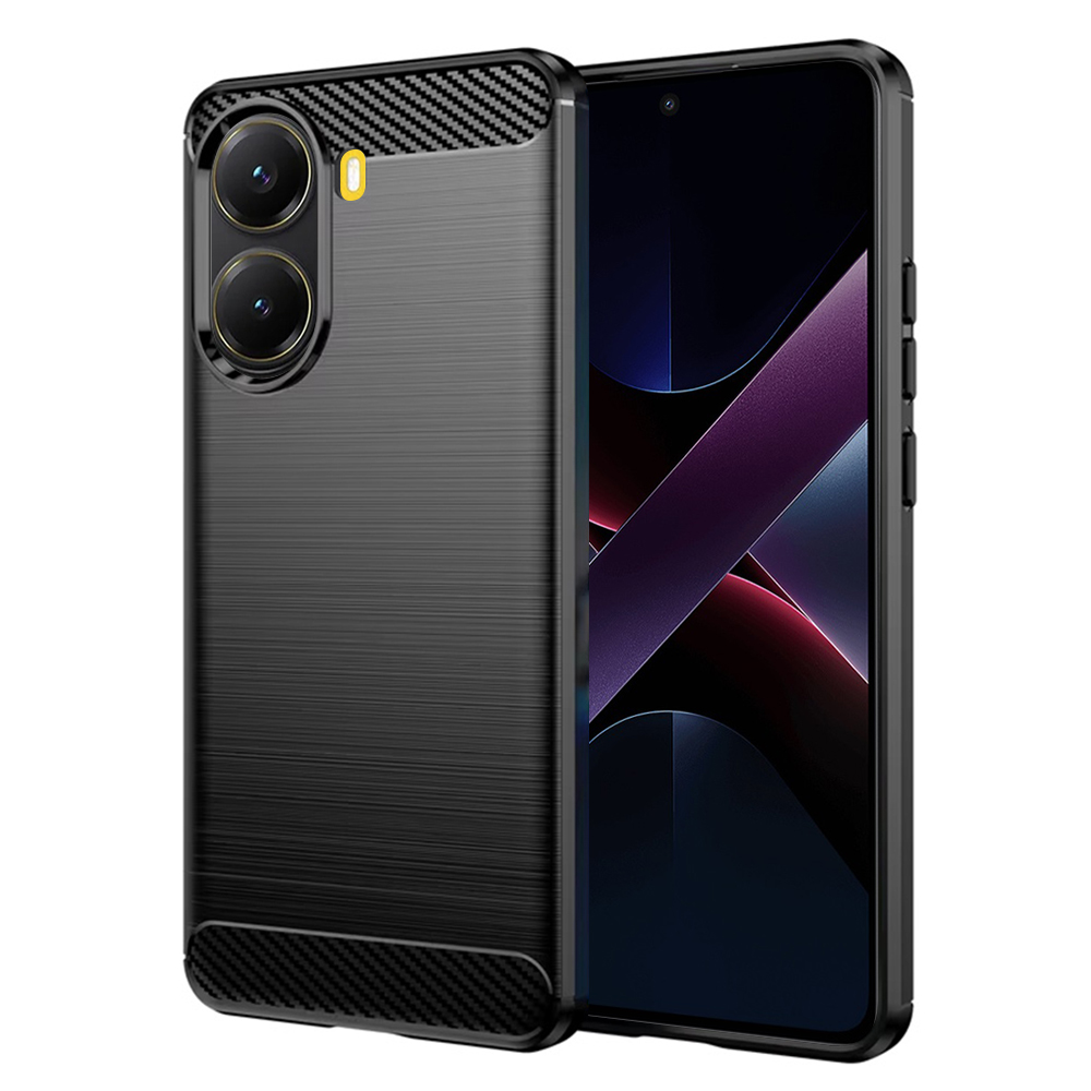 Techsuit - Carbon Silicone - Xiaomi Poco X7 Pro - Black KF2345760
