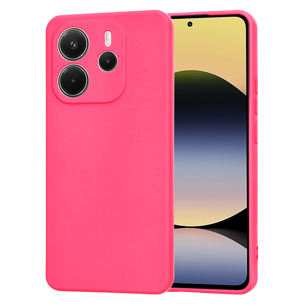 Techsuit - SoftFlex - Xiaomi Redmi Note 14 4G (163.25 x 76.55 x 8.16mm) - Hot Pink KF2345793