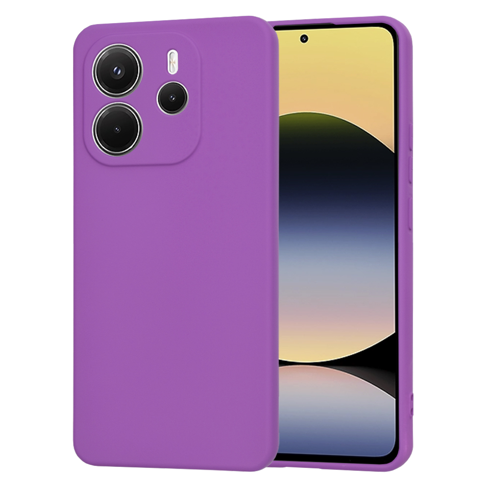 Techsuit - SoftFlex - Xiaomi Redmi Note 14 4G (163.25 x 76.55 x 8.16mm) - Purple KF2345794