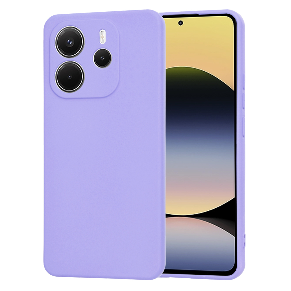 Techsuit - SoftFlex - Xiaomi Redmi Note 14 4G (163.25 x 76.55 x 8.16mm) - Light Purple KF2345795