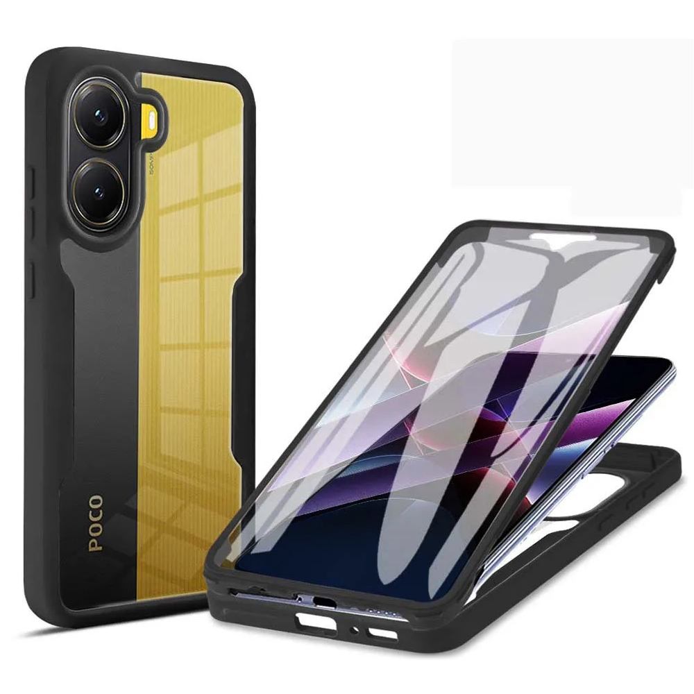 Techsuit - ColorVerse 360 Series + Screen Protector - Xiaomi Poco X7 Pro - Black KF2346682