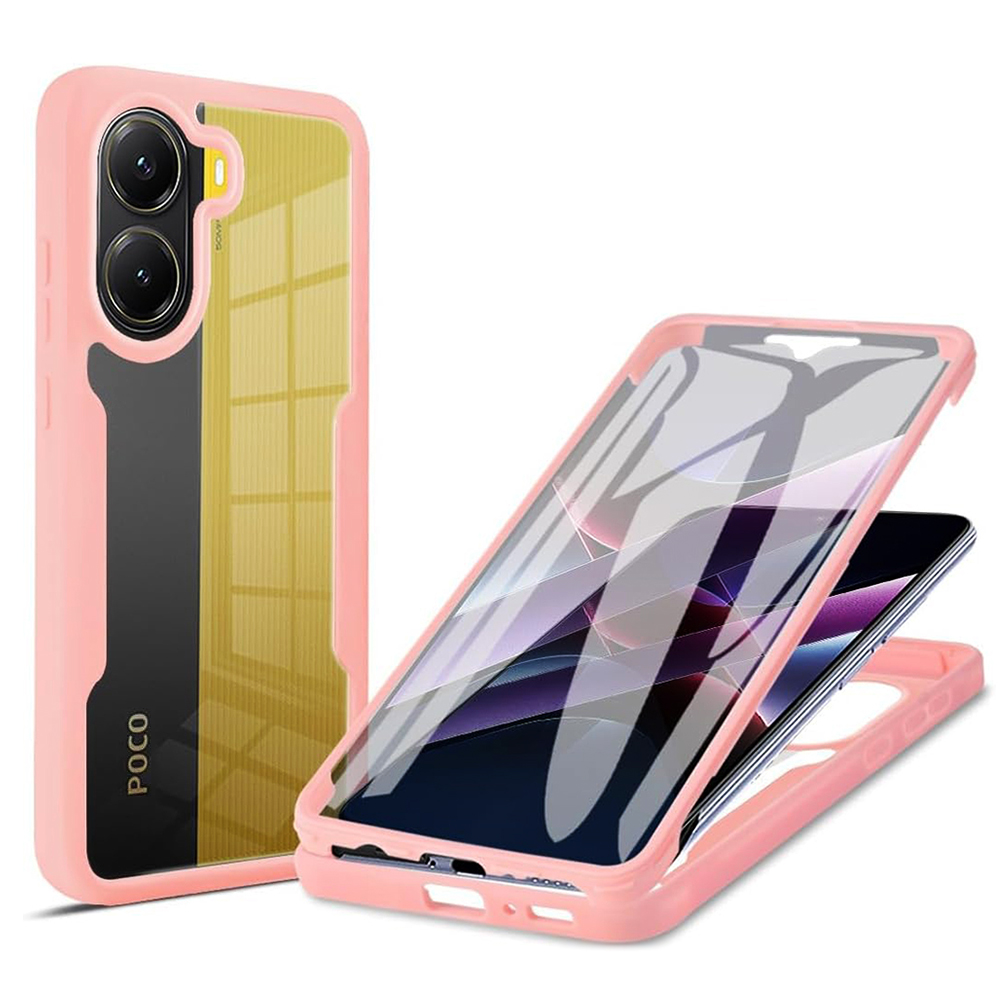 Techsuit - ColorVerse 360 Series + Screen Protector - Xiaomi Poco X7 Pro - Pink KF2346683