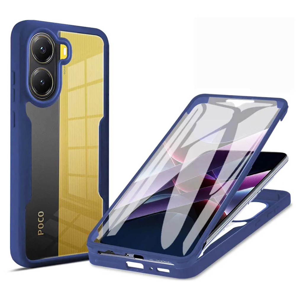 Techsuit - ColorVerse 360 Series + Screen Protector - Xiaomi Poco X7 Pro - Blue KF2346684