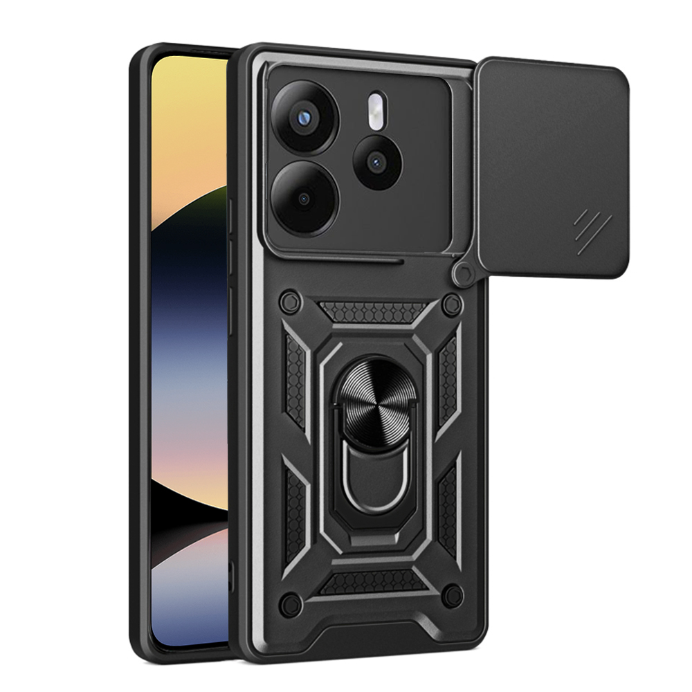 Techsuit - CamShield Series - Xiaomi Redmi Note 14 4G (164,84 x 78,15 x 8,16mm) - Black KF2346978