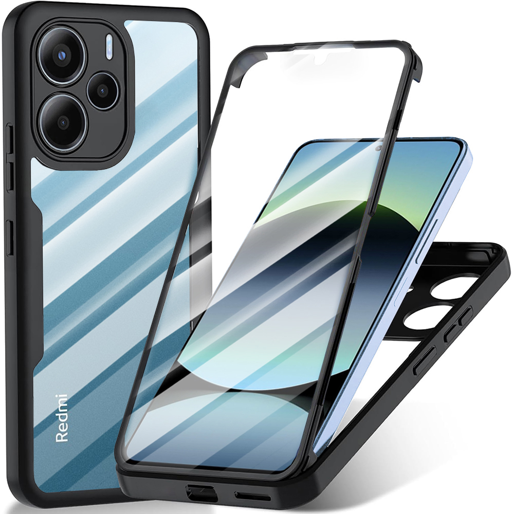 Techsuit - ColorVerse 360 Series + Screen Protector - Xiaomi Redmi Note 14 4G (164,84 x 78,15 x 8,16mm) - Black KF2346995