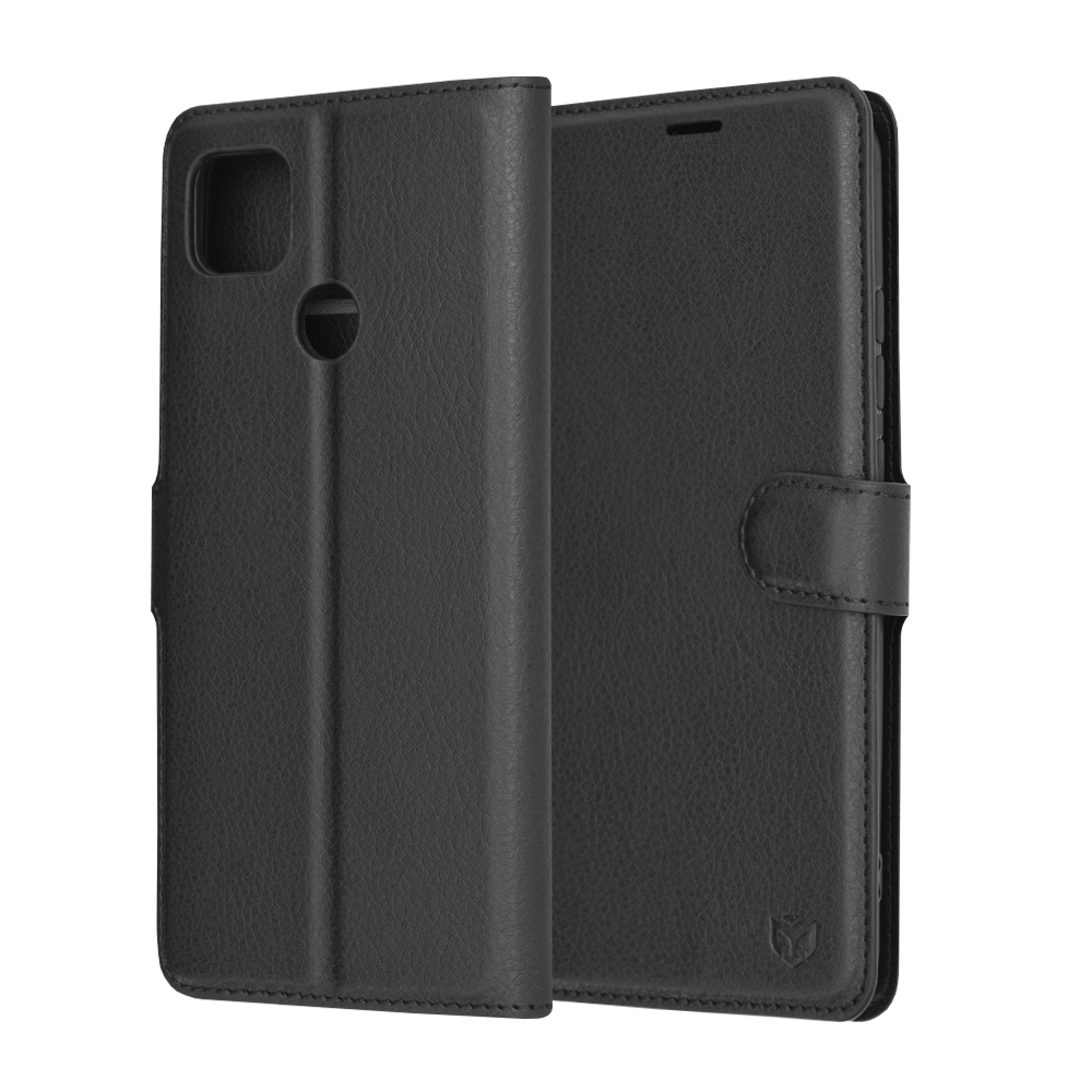 Techsuit - Leather Folio - Xiaomi Redmi 9C / Redmi 9C NFC - Black KF2323708
