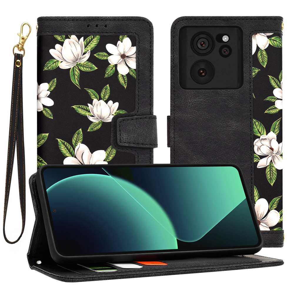 Techsuit - FlipCraft - Xiaomi 13T / 13T Pro - Flowers of the Dawn KF2328618