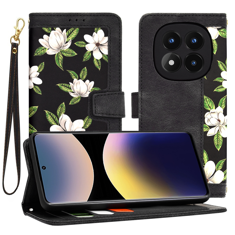 Techsuit - FlipCraft - Xiaomi Redmi Note 14 Pro 4G / Poco F7 - Flowers of the Dawn KF2345782