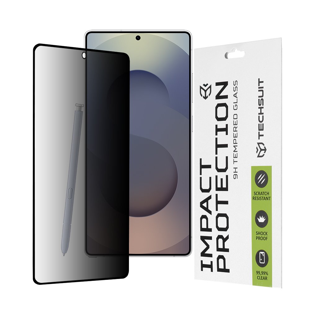 Techsuit - 111D Privacy Full Glue - Samsung Galaxy S25 Ultra - Black KF2341187