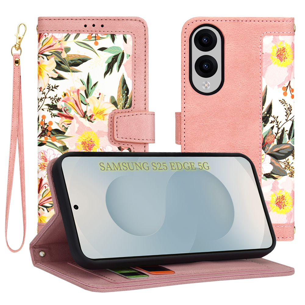 Techsuit - FlipCraft - Samsung Galaxy S25 Edge - Sweetheart Pink KF2346418