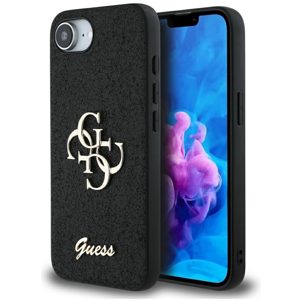 Guess - Glitter Fixed Big 4G (GUHCPSE4HG4SGK) - iPhone 16e - Black KF2347191