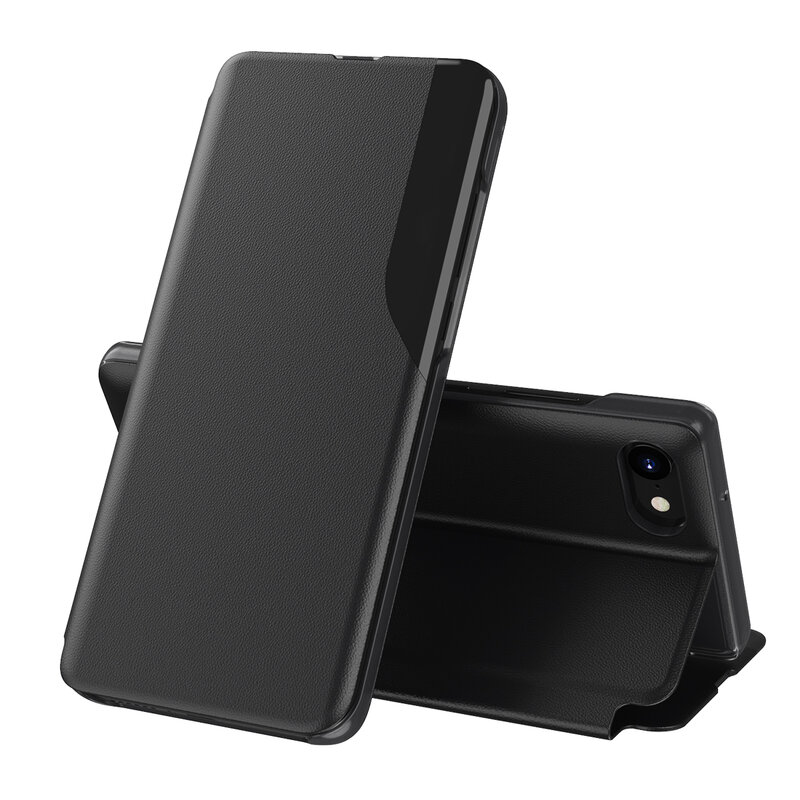 Techsuit eFold Series puzdro pre iPhone 6 / 6s / 7 / 8 / SE 2 (SE 2020) / SE 3 (SE 2022) – čierne KF232983