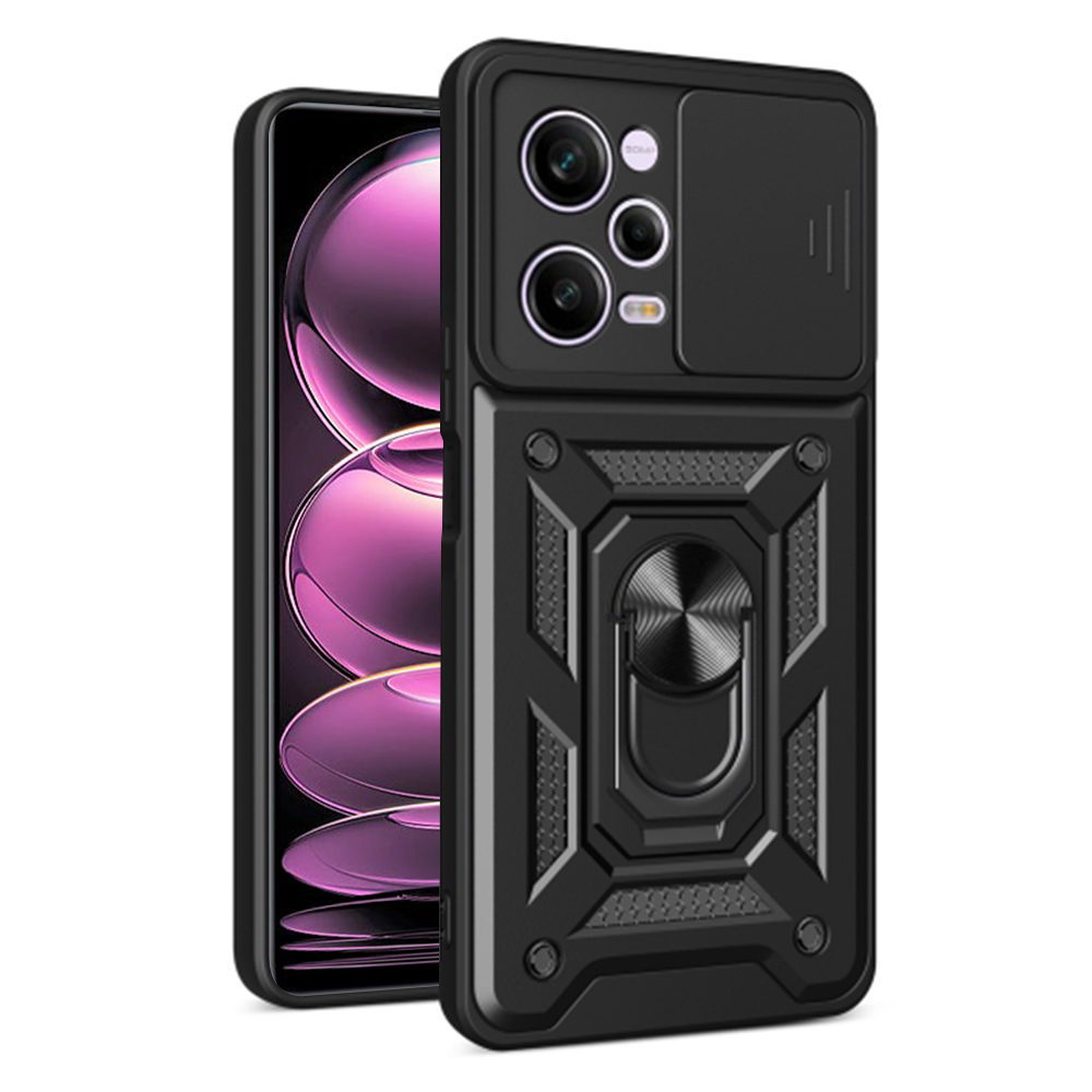 Techsuit CamShield Series puzdro pre Xiaomi Redmi Note 12 Pro 5G / Poco X5 Pro – čierne KF2313060