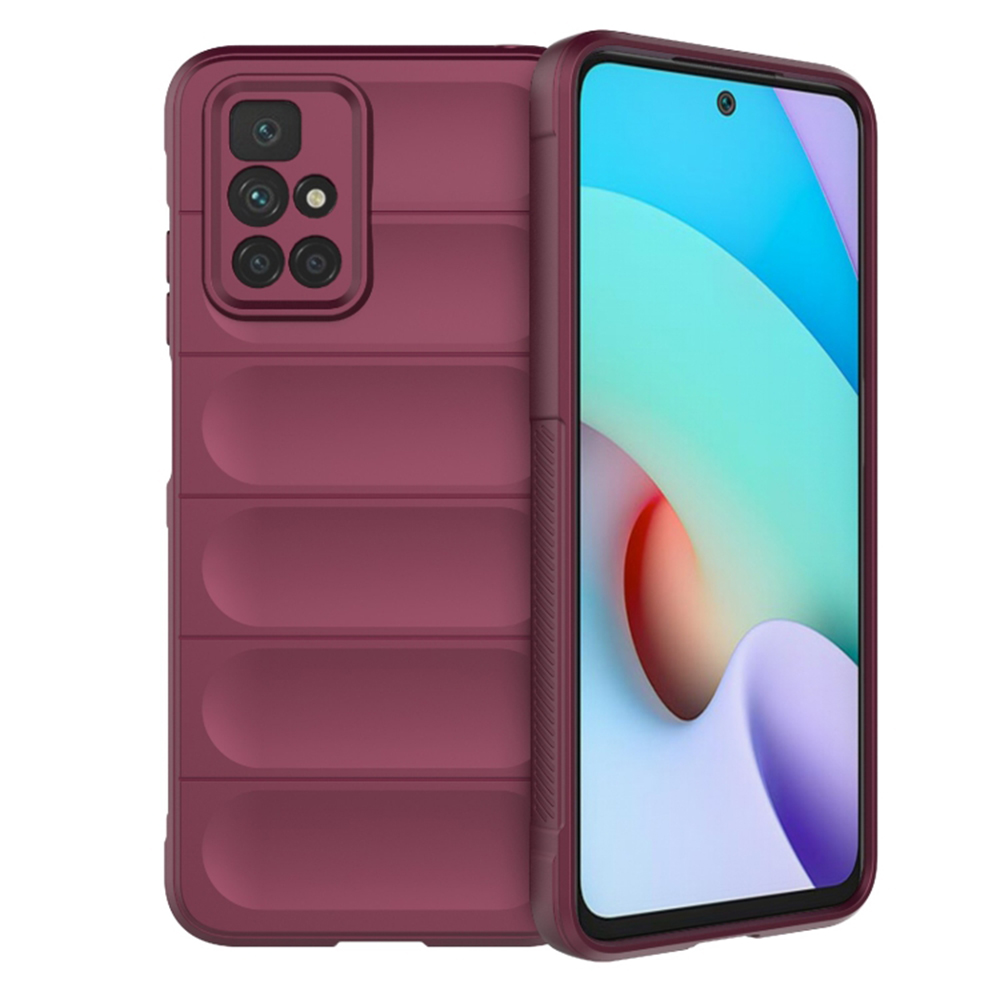 Techsuit Magic Shield puzdro pre Xiaomi Redmi 10 / Redmi 10 2022 – bordové KF2322339