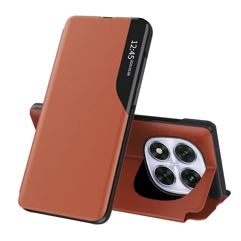 Techsuit eFold Series puzdro pre Xiaomi Redmi Note 14 Pro 5G / Poco X7 – oranžové KF2346812