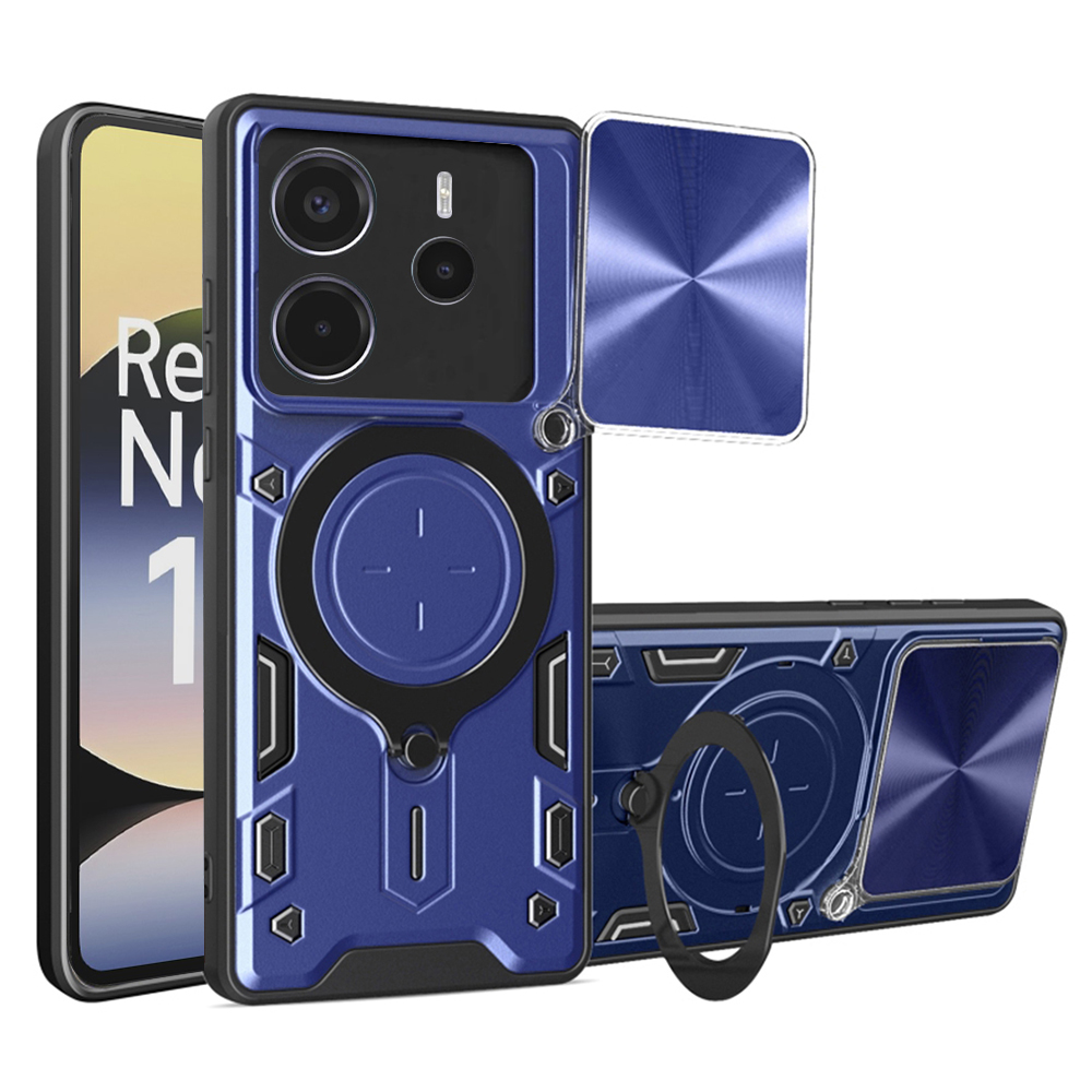 Techsuit CamGuard Pro puzdro pre Xiaomi Redmi Note 14 4G (164,84 x 78,15 x 8,16 mm) – modré KF2346984