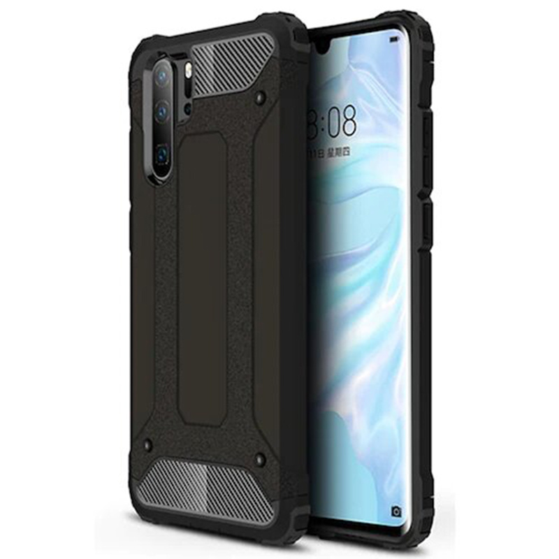 Techsuit Hybrid Armor puzdro pre Huawei P30 Pro / P30 Pro New Edition – čierne KF23462