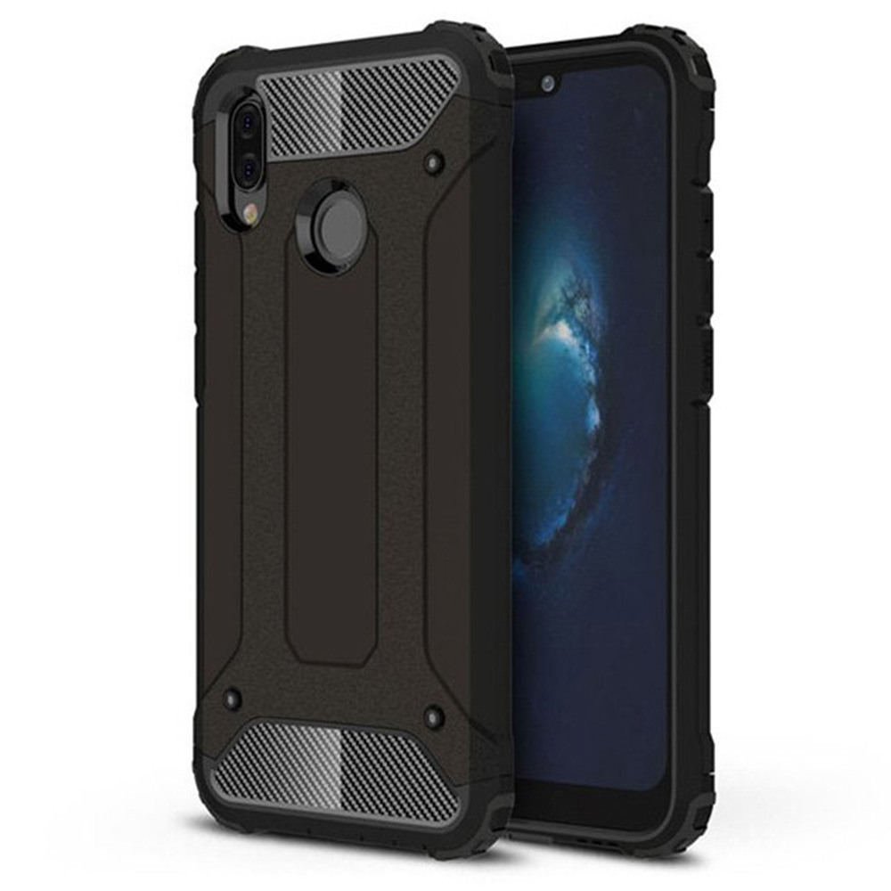 Techsuit Hybrid Armor puzdro pre Huawei P20 lite – čierne KF231162