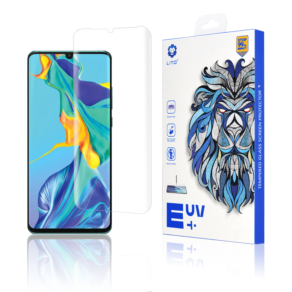 Lito 3D UV Glass tvrdené sklo pre Huawei P30 Pro / P30 Pro New Edition – priehľadné KF233124