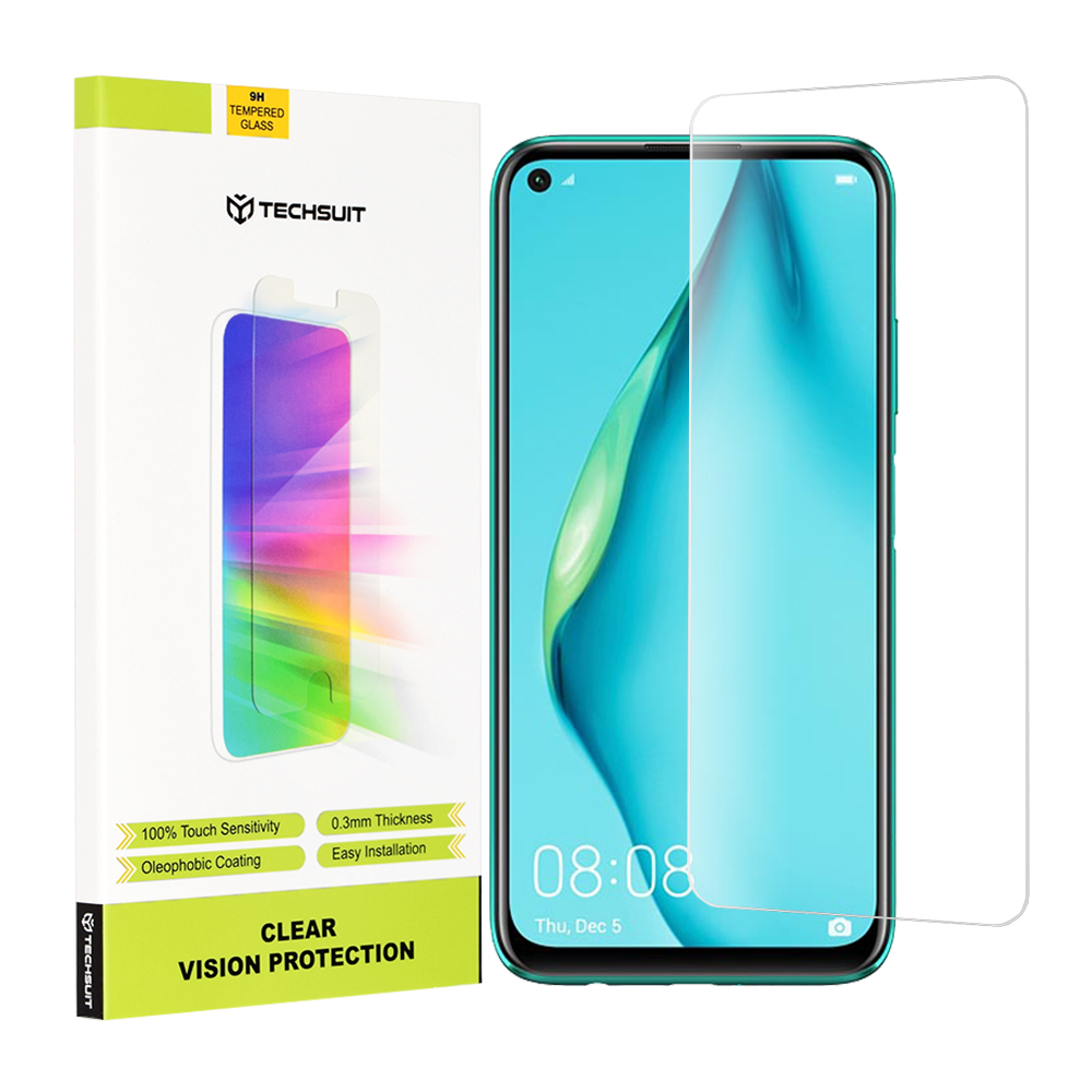 Techsuit Clear Vision Glass tvrdené sklo pre Huawei P40 Lite / P40 Lite E / P20 Lite 2019 / Huawei Y7p – priehľadné KF2311881