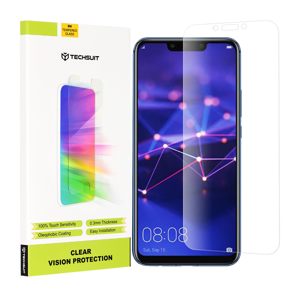 Techsuit Clear Vision Glass tvrdené sklo pre Huawei Mate 20 Lite / Nova 3 / Nova 3i / P Smart Plus – priehľadné KF2311882