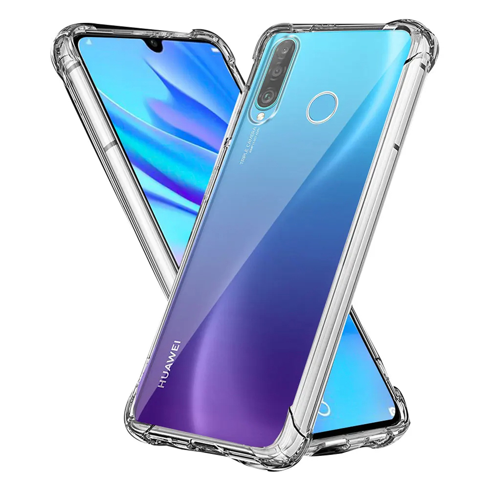 Techsuit Shockproof Clear Silicone puzdro pre Huawei P30 Lite / P30 Lite New Edition – priehľadné KF2317858
