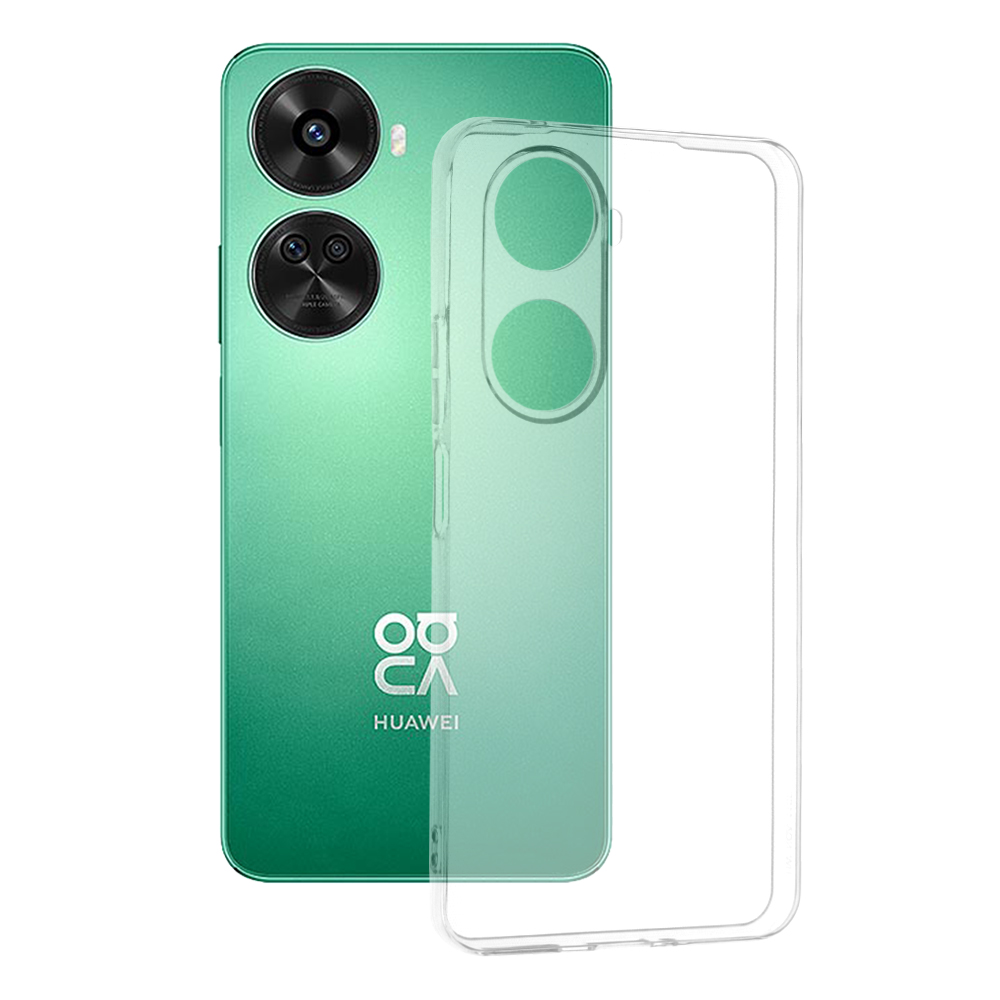 Techsuit Clear Silicone puzdro pre Huawei nova 11 SE / 12 SE – priehľadné KF2327349