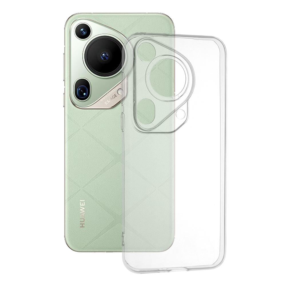 Techsuit Clear Silicone puzdro pre Huawei Pura 70 Ultra – priehľadné KF2328133