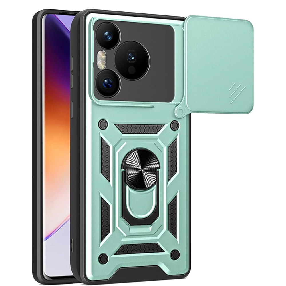 Techsuit CamShield Series puzdro pre Huawei Pura 70 – zelené KF2328230