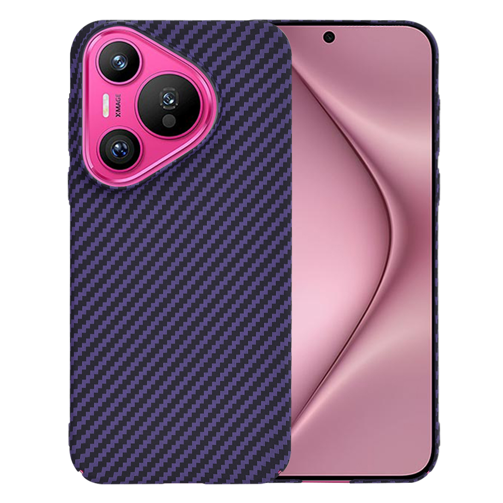 Techsuit Carbonite FiberShell puzdro pre Huawei Pura 70 – fialové KF2331490