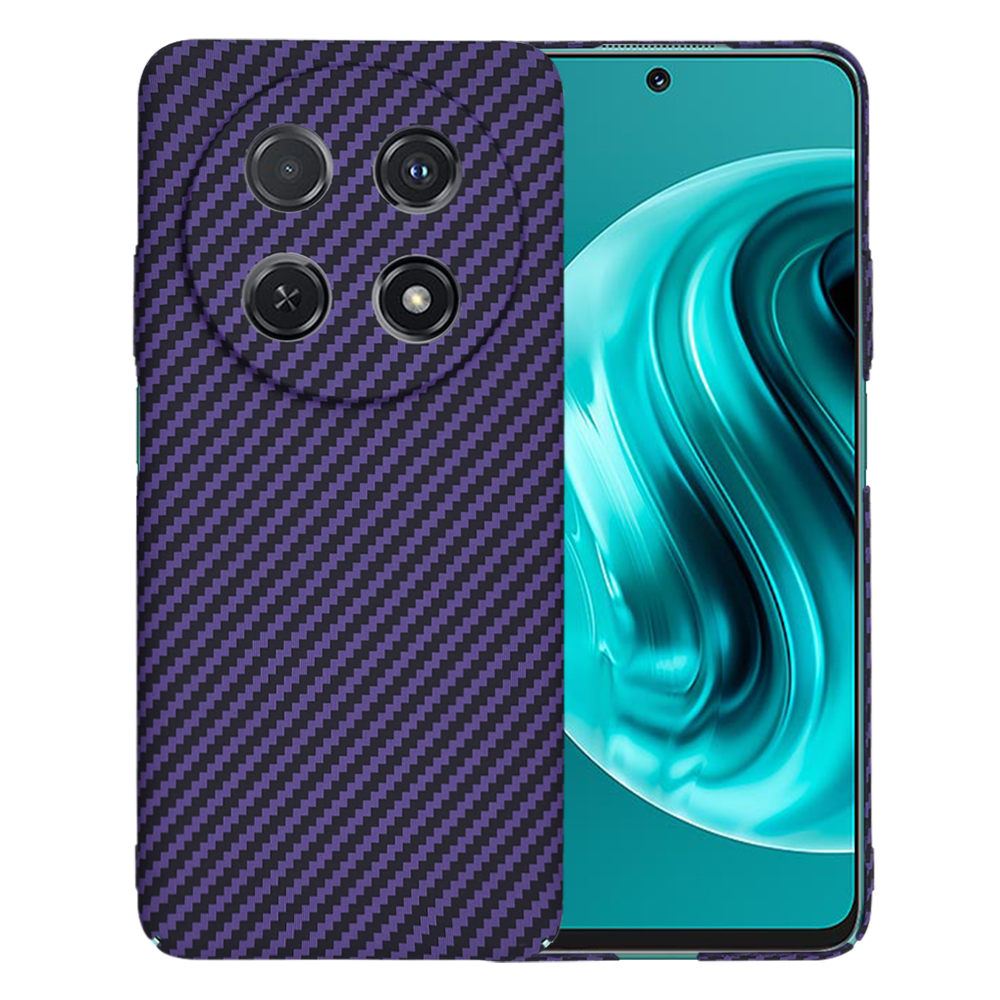 Techsuit Carbonite FiberShell puzdro pre Huawei nova 12i / 13i – fialové KF2332918