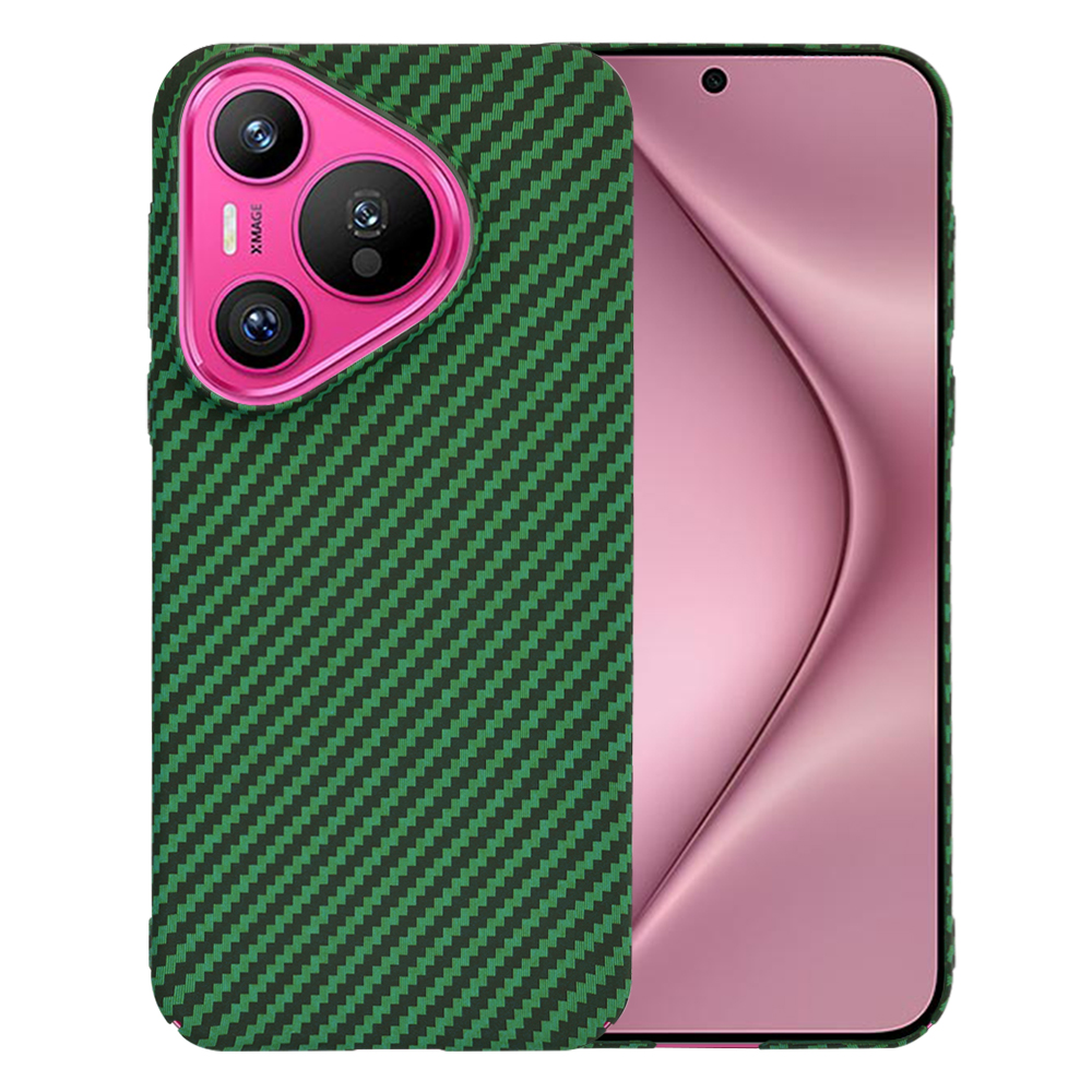 Techsuit Carbonite FiberShell puzdro pre Huawei Pura 70 – zelené KF2333327