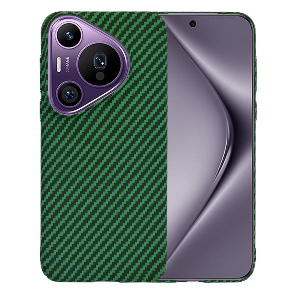 Techsuit Carbonite FiberShell puzdro pre Huawei Pura 70 Pro – zelené KF2333332
