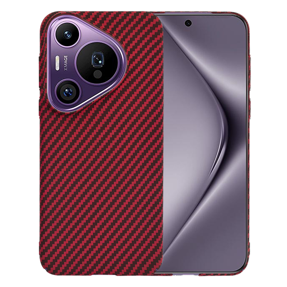 Techsuit Carbonite FiberShell puzdro pre Huawei Pura 70 Pro – červené KF2333333