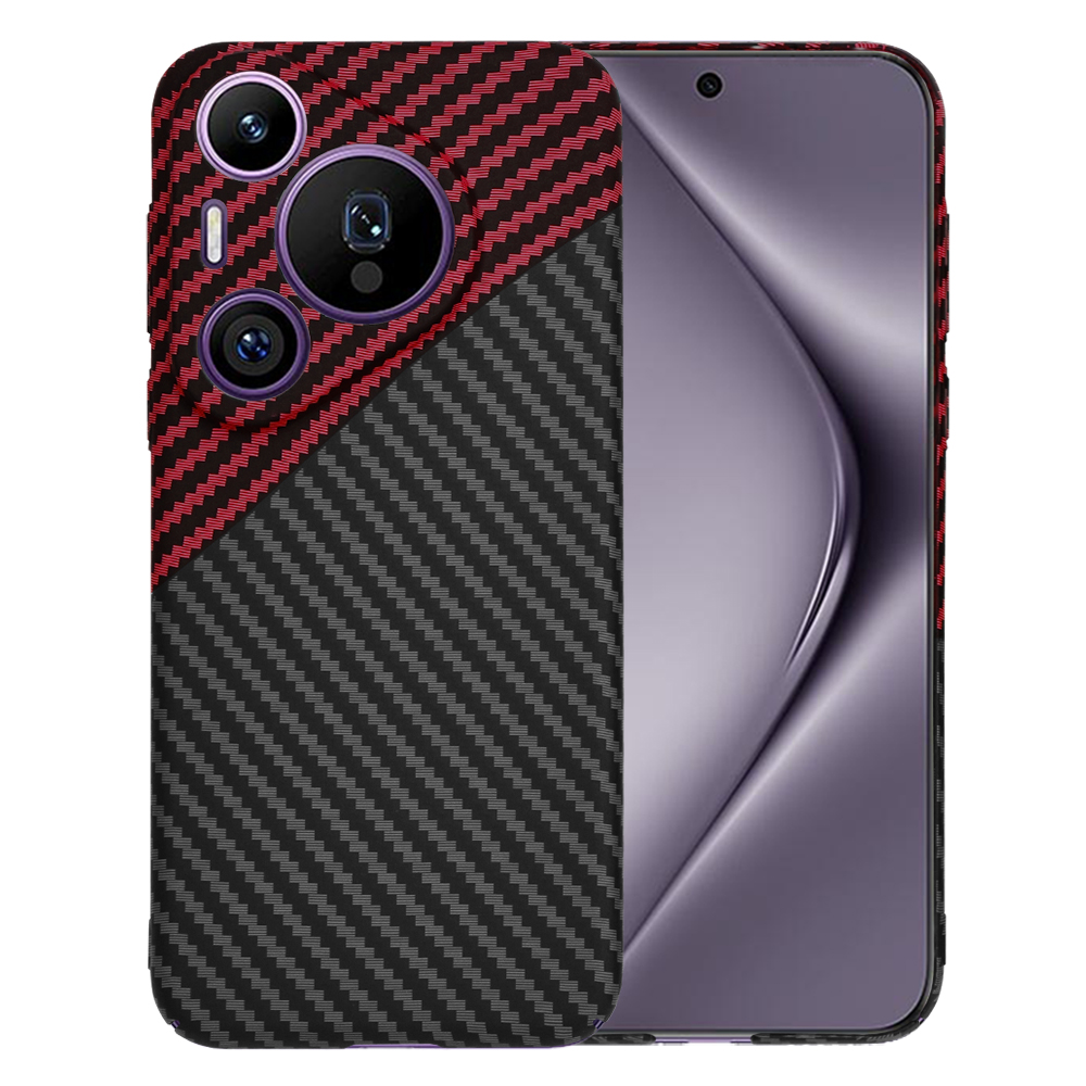 Techsuit Carbonite FiberShell puzdro pre Huawei Pura 70 Pro – Red Vortex KF2333336