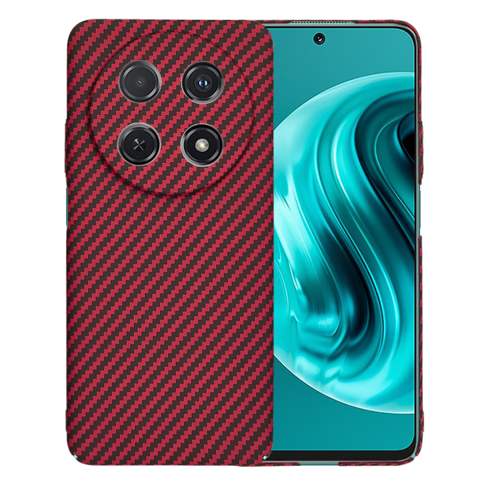 Techsuit Carbonite FiberShell puzdro pre Huawei nova 12i / 13i – červené KF2333413