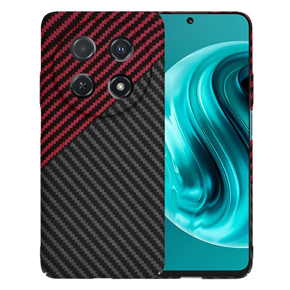 Techsuit Carbonite FiberShell puzdro pre Huawei nova 12i / 13i – Red Vortex KF2333416