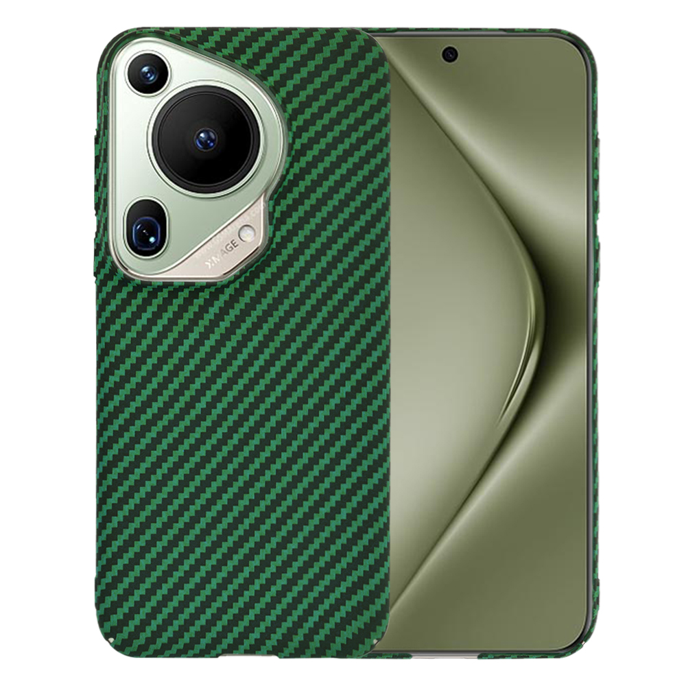 Techsuit Carbonite FiberShell puzdro pre Huawei Pura 70 Ultra – zelené KF2333447