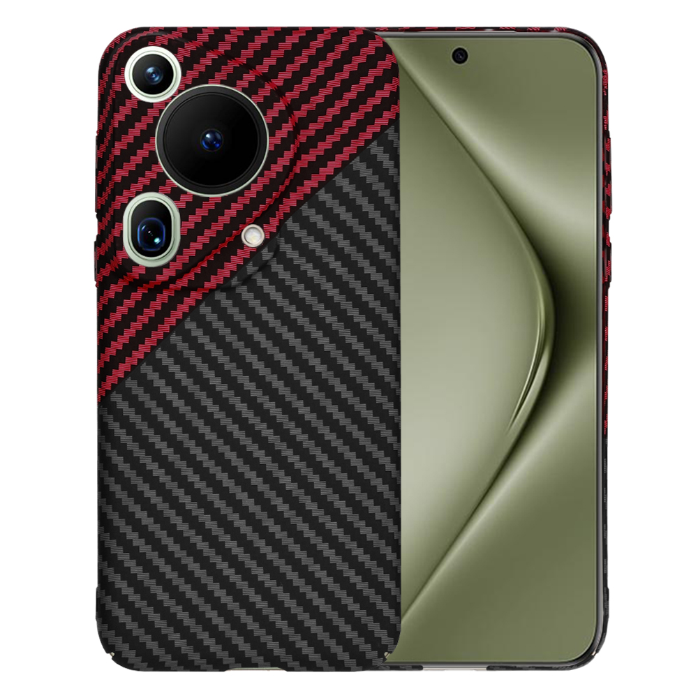 Techsuit Carbonite FiberShell puzdro pre Huawei Pura 70 Ultra – Red Vortex KF2333451