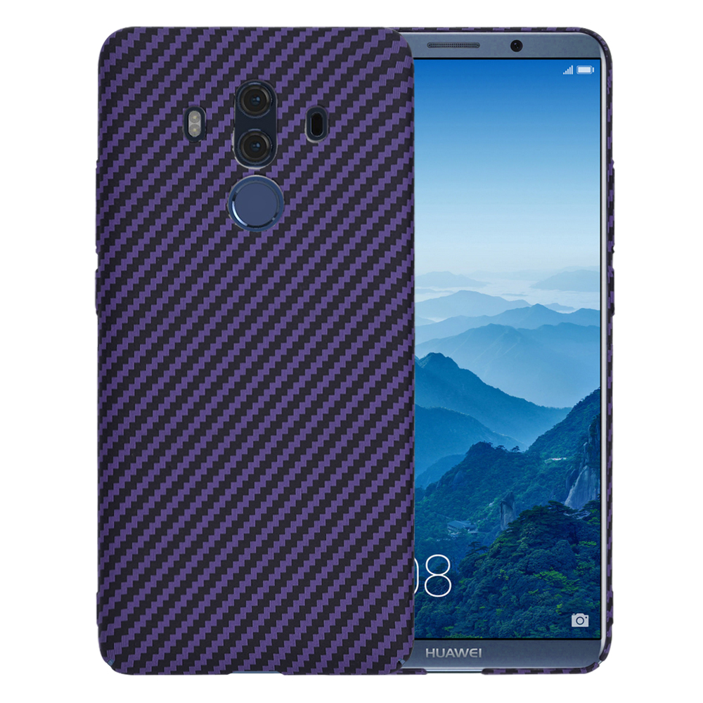 Techsuit Carbonite FiberShell puzdro pre Huawei Mate 10 Pro – fialové KF2334469