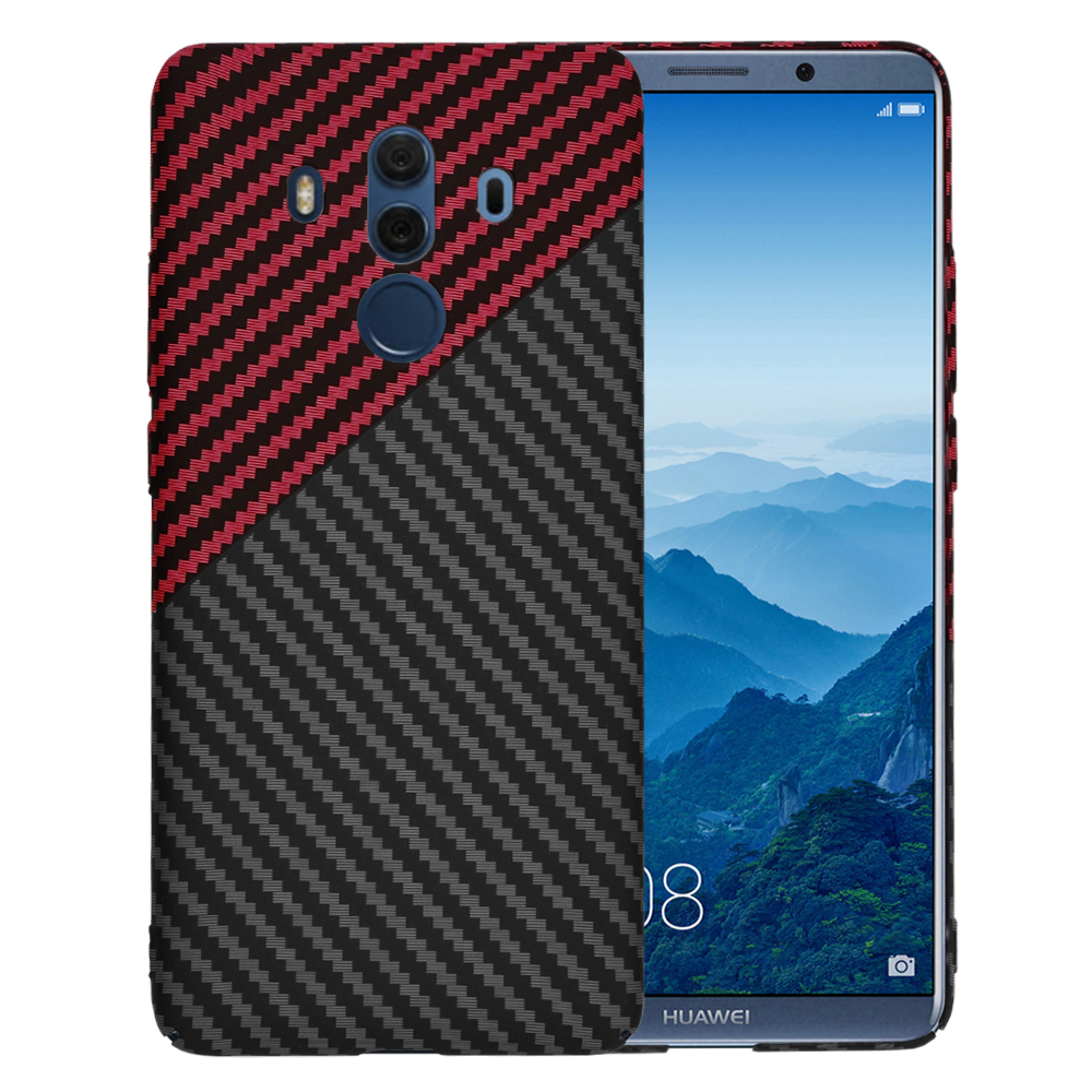 Techsuit Carbonite FiberShell puzdro pre Huawei Mate 10 Pro – Red Vortex KF2334471