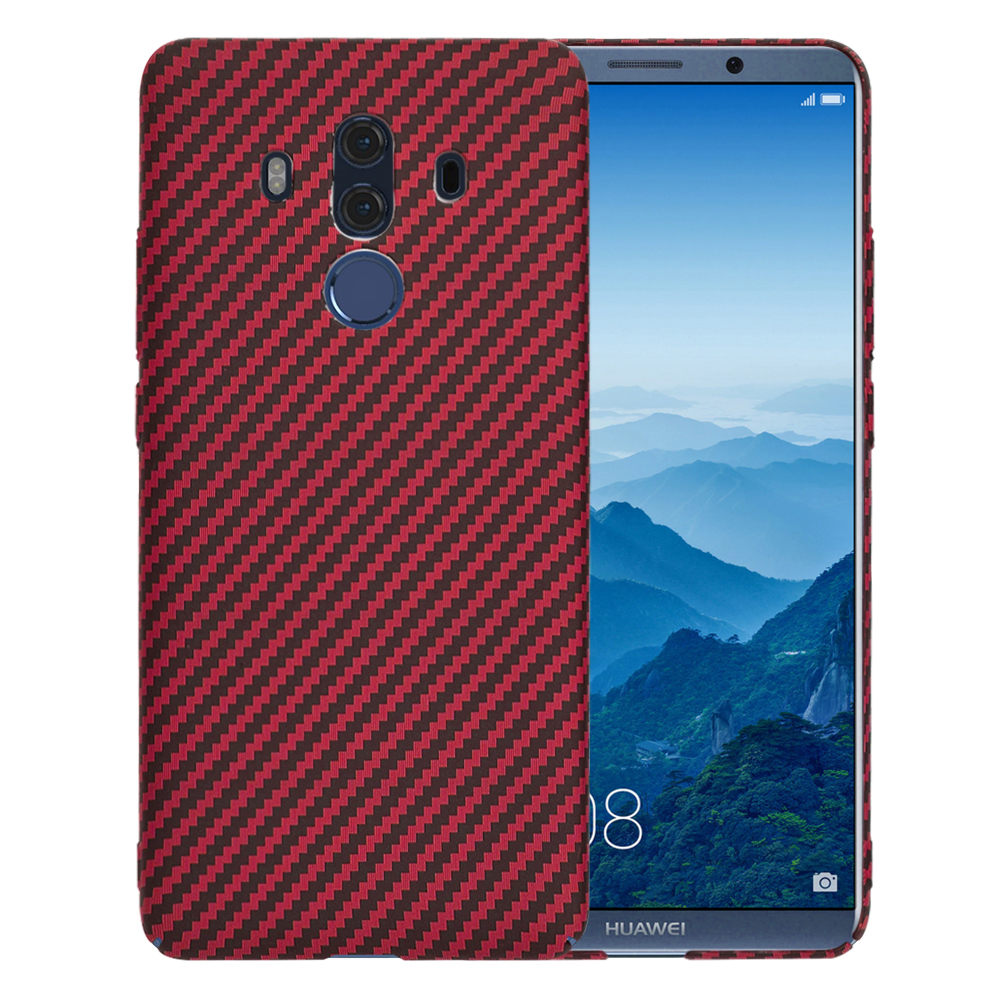 Techsuit Carbonite FiberShell puzdro pre Huawei Mate 10 Pro – červené KF2334466