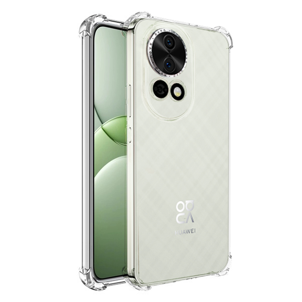 Techsuit Shockproof Clear Silicone puzdro pre Huawei nova 13 – priehľadné KF2345555