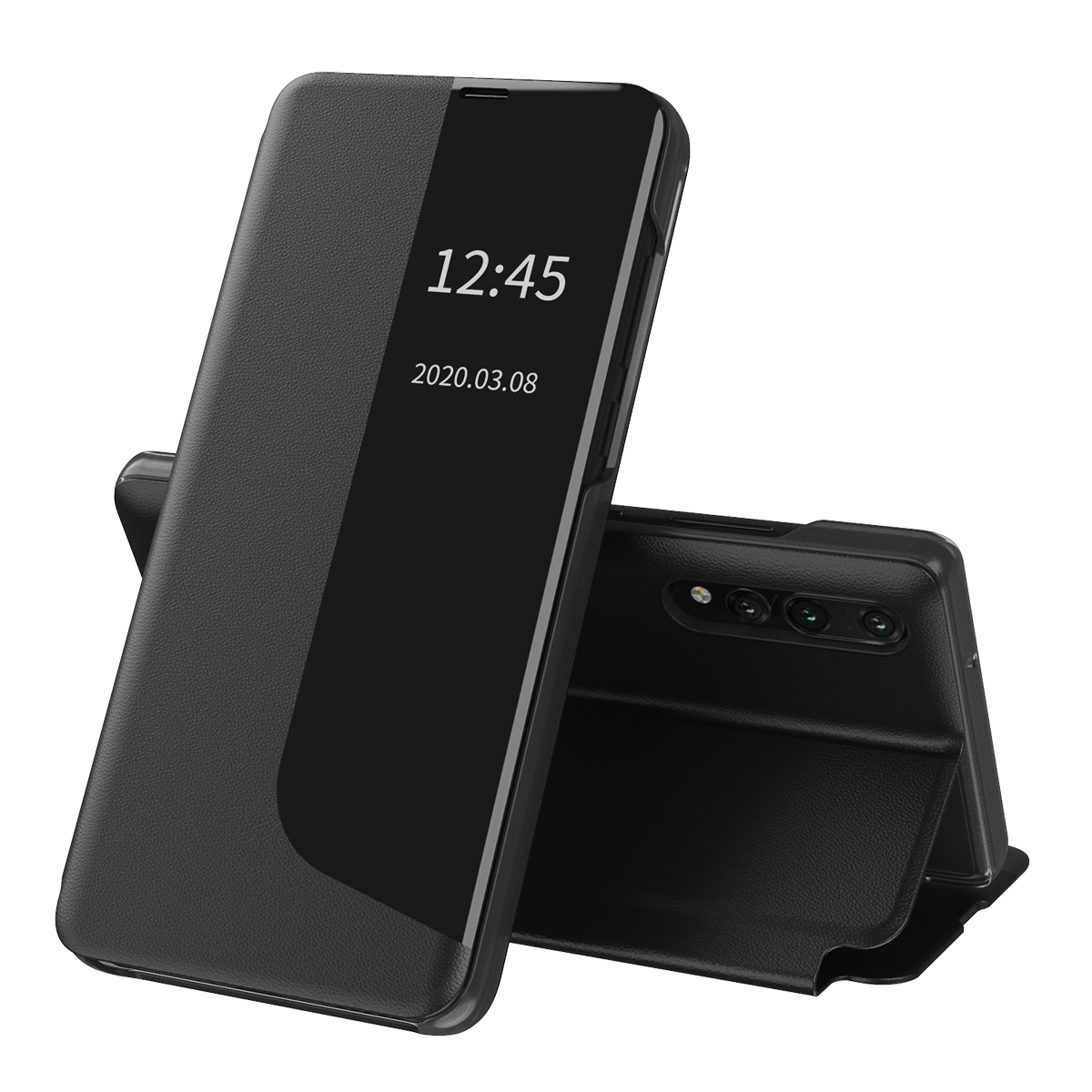 Techsuit eFold Series puzdro pre Huawei P20 Pro – čierne KF232998