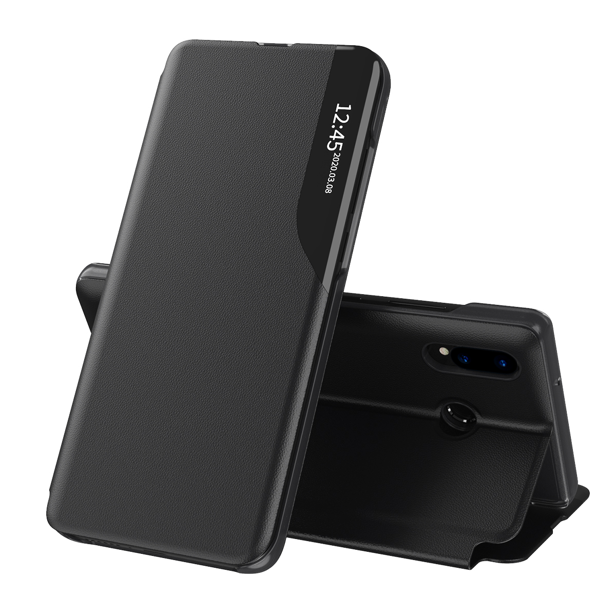 Techsuit eFold Series puzdro pre Huawei P20 lite – čierne KF232997