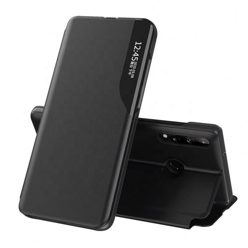 Techsuit eFold Series puzdro pre Huawei P30 Lite / P30 Lite New Edition – čierne KF232994