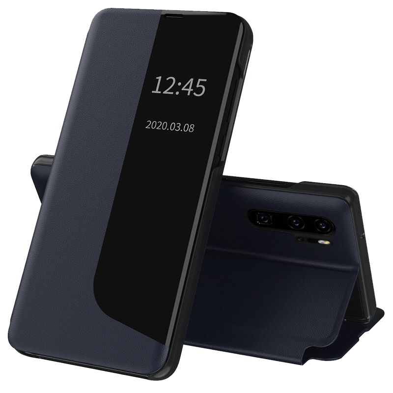 Techsuit eFold Series puzdro pre Huawei P30 Pro / P30 Pro New Edition – tmavomodré KF233535